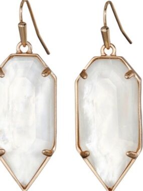 KENDRA SCOTT Palmer Rose Gold drop earrings
